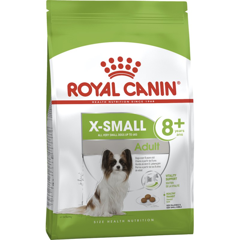 Royal Canin Xsmall Adult 8+ 3 кг сухой корм для собак миниатюрных пород в возрасте c 8-и лет