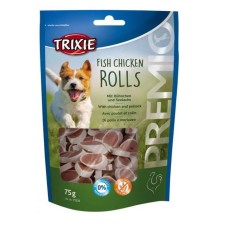Ласощі для собак Trixie Premio Chicken and Pollock Rolls, з куркою та лососем 75 г (31535)