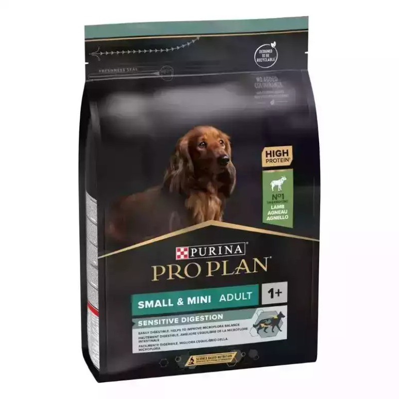 Purina Pro Plan Dog Adult Small & Mini Sensitive Lamb 7 кг сухий корм для собак дрібних порід із ягнятком із чутливим травленням