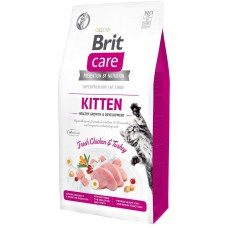 Brit Care GF Kitten Growth & Development 7 кг сухий корм для кошенят з куркою та індичкою