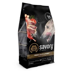 Savory All Breeds Duck Rabbit 1 кг сухий корм для собак усіх порід з качкою та кроликом