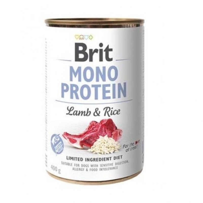 Brit Mono Protein Dog 400 г з ягням та рисом