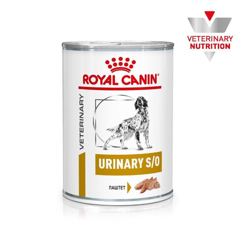Royal Canin Urinary S/O Cans 410 г вологий корм для собак для підтримки здоров'я сечовивідних шляхів