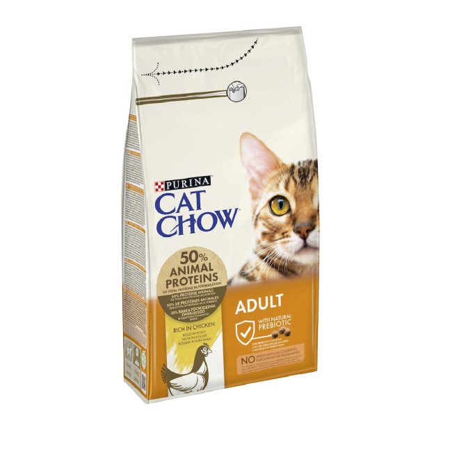 Cat Chow Adult Turkey Chicken 15 кг сухий корм для котів з індичкою та куркою
