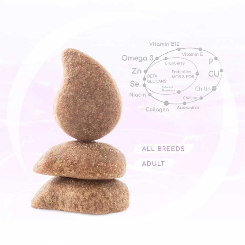 Optimeal Dog Beauty Harmony 1.5 кг сухий корм для собак заспокійливий ефект із морепродуктів