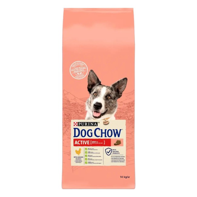 Dog Chow Active Chicken Adult 2.5 кг сухий корм для активних собак з куркою