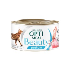 Optimeal Beauty Podium Смугастий тунець у соусі з кільцями кальмарів 70г