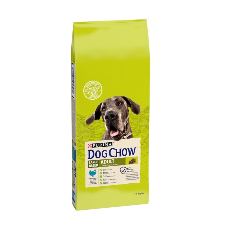 Dog Chow Adult Large Breed 14 кг сухий корм для дорослих собак великих порід з індичкою