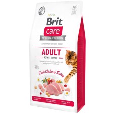 Brit Care GF Activity Support 7 кг сухий корм для котів з куркою