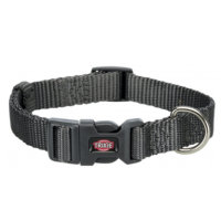 Нашийник Trixie Premium нейлон, M-L: 35-55 см/20 мм графітовий (201616)