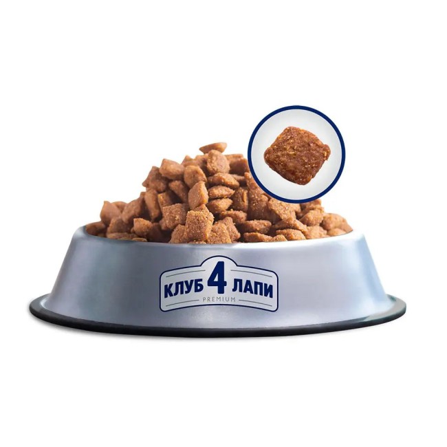 Клуб 4 Лапи Premium Sterilised Salmon 14 кг сухий корм для стерилізованих кішок з лососем