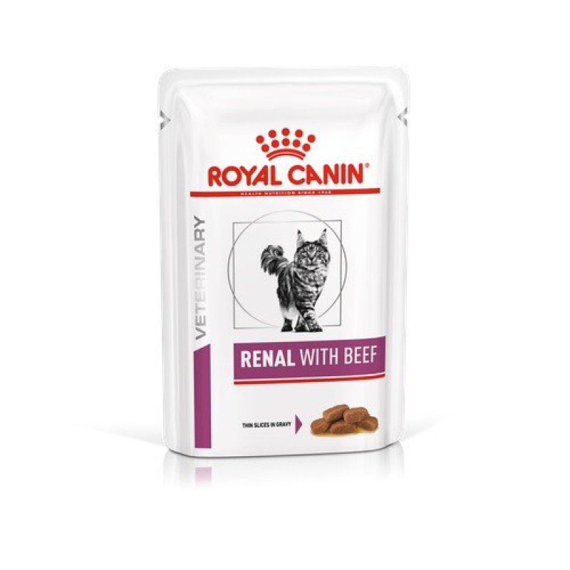 Royal Canin Renal Beef 12х85 г вологий корм для кішок з яловичиною при нирковій недостатності