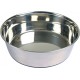 Миска Trixie Stainless Steel Bowl для собак, нержавіюча сталь, гумова основа, 1 л (25072)