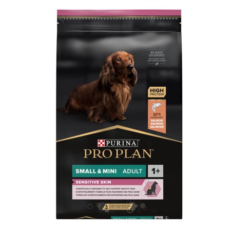 Purina Pro Plan Dog Adult Small & Mini Sensitive Skin 7 кг сухий корм для собак із лососем із чутливою шкірою