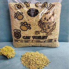 Наповнювач для котячого туалету My Cat кукурудзяно-соєвий наповнювач 3 кг
