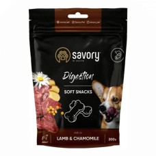 Ласощі Savory Dog Digestion Soft Snack з ягням та ромашкою для собак 200 г (31348)