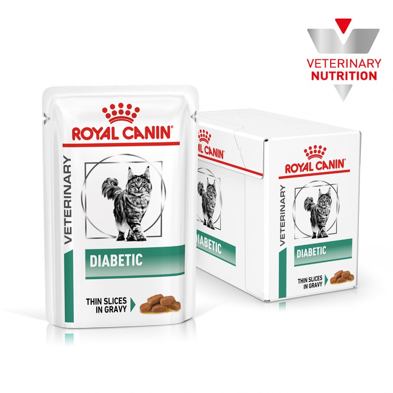 Royal Canin Diabetic Pouches 12х85 г вологий корм для котів при діабеті в соусі