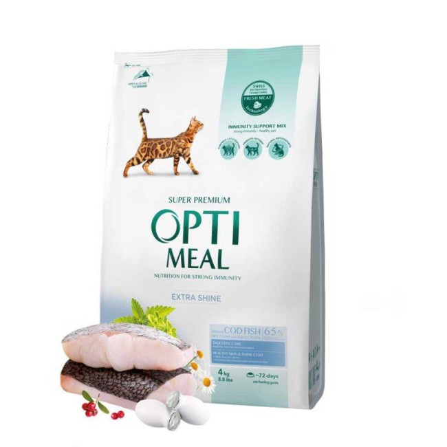Optimeal Cod Fish 4 кг сухий корм для кішок з тріскою