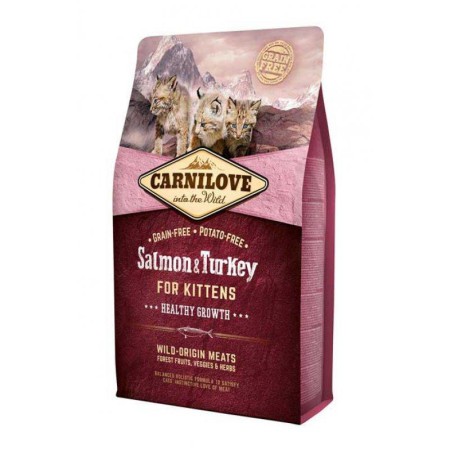 Carnilove Salmon Turkey Kitten 6 кг сухий корм для кошенят з лососем та індичкою