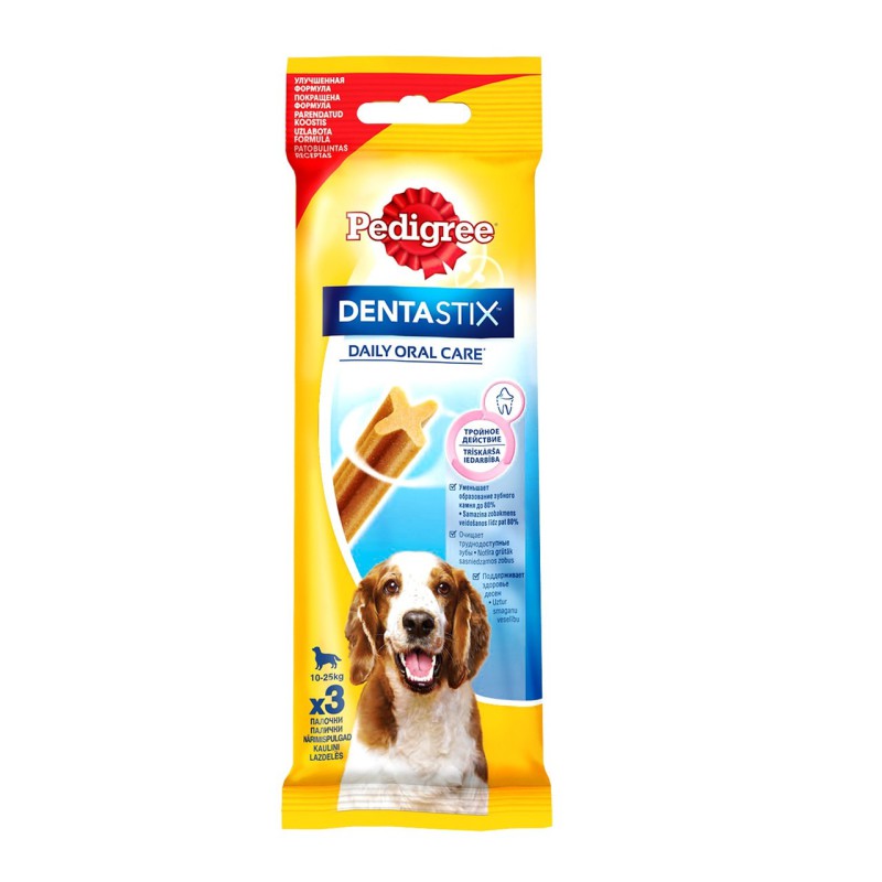 Ласощі для собак Pedigree Denta Stix для очищення зубів 77 г