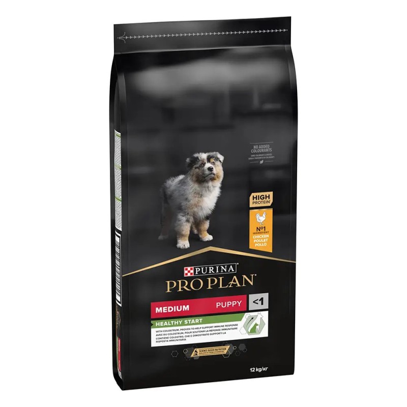 Purina Pro Plan Puppy Medium Healthy Start 12 кг сухий корм для цуценят середніх порід з куркою