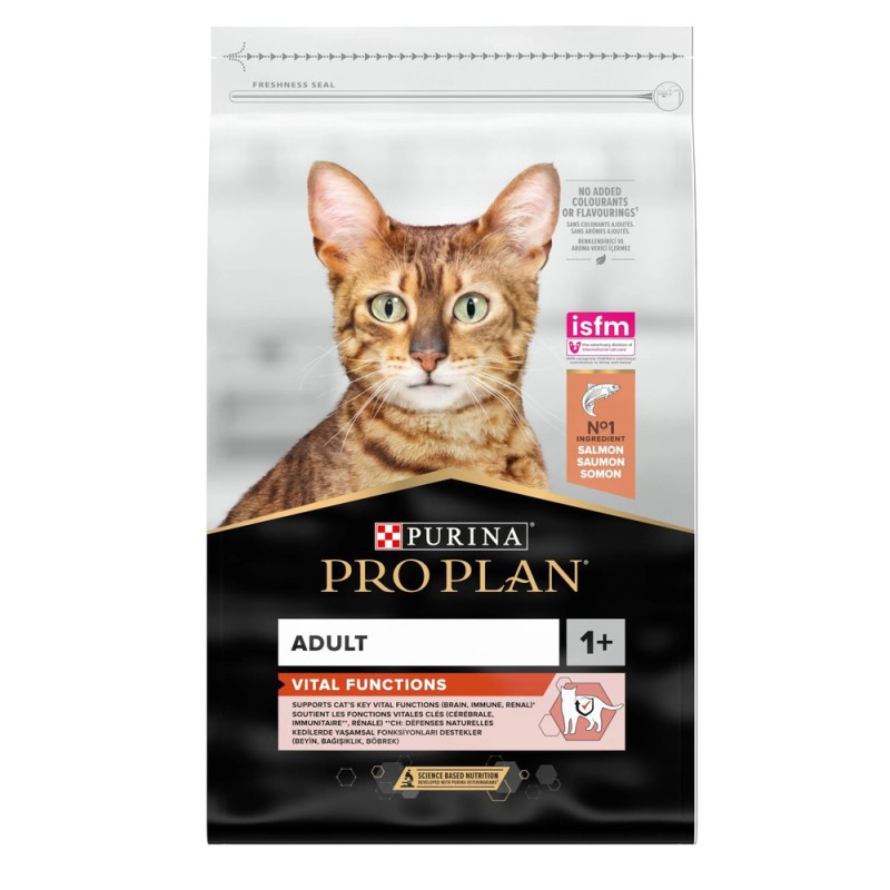 Purina Pro Plan Cat Adult Vital Functions Salmon 10 кг корм для кішок з лососем