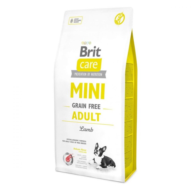 Brit Care Mini GF Lamb 7 кг сухий корм для собак мініатюрних порід з ягням