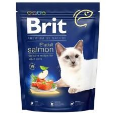Brit Premium Adult Salmon 300 г сухий корм для кішок з лососем