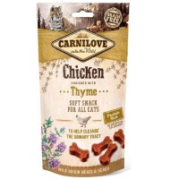 Ласощі Carnilove Cat Semi Moist Snack Chicken with Thyme для котів для здоров я сечовивідних шляхів з куркою та чебрецем 50 г  (111376)
