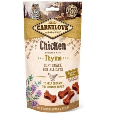 Ласощі Carnilove Cat Semi Moist Snack Chicken with Thyme для котів для здоров я сечовивідних шляхів з куркою та чебрецем 50 г  (111376)