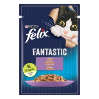 Влажный корм для кошек Felix Fantastic Lamb с ягненком 26*85 г