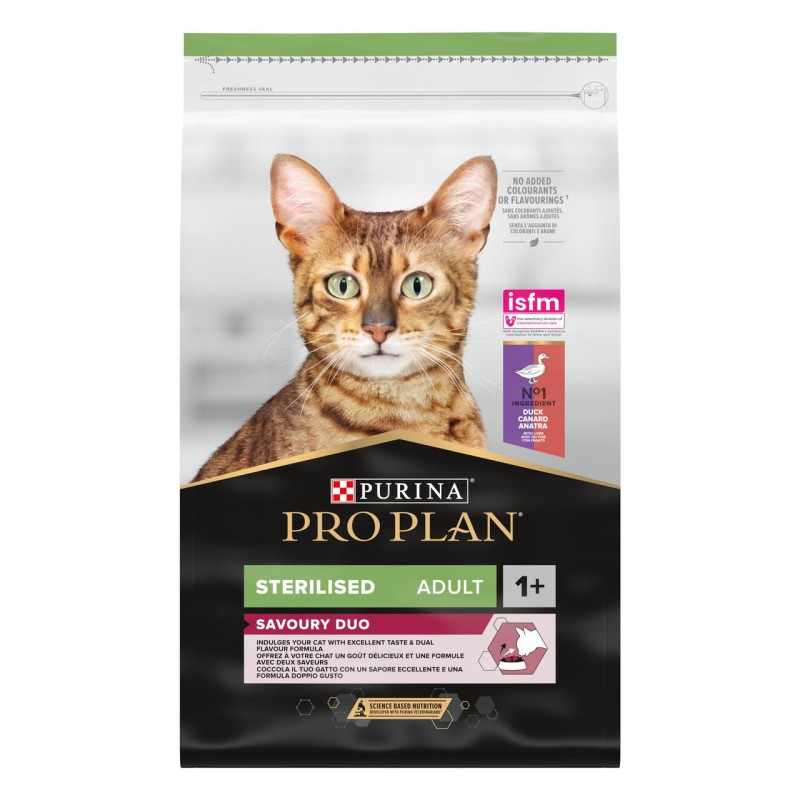 Purina Pro Plan Cat Adult Sterilised Duck 10 кг сухий корм для стерилізованих кішок з качкою