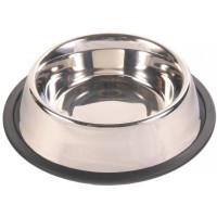 Миска Trixie Stainless Steel Bowl для собак, нержавеющая сталь, 0.9 л