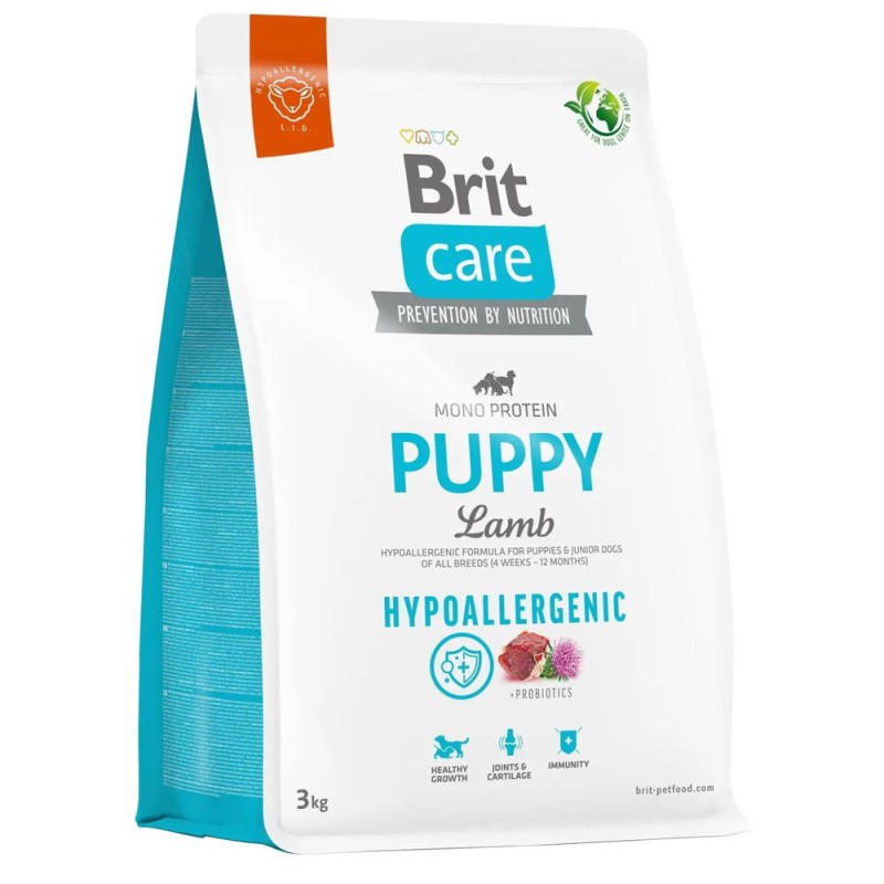 Brit Care Dog Hypoallergenic Puppy 3 кг сухий гіпоалергенний корм для цуценят з ягням