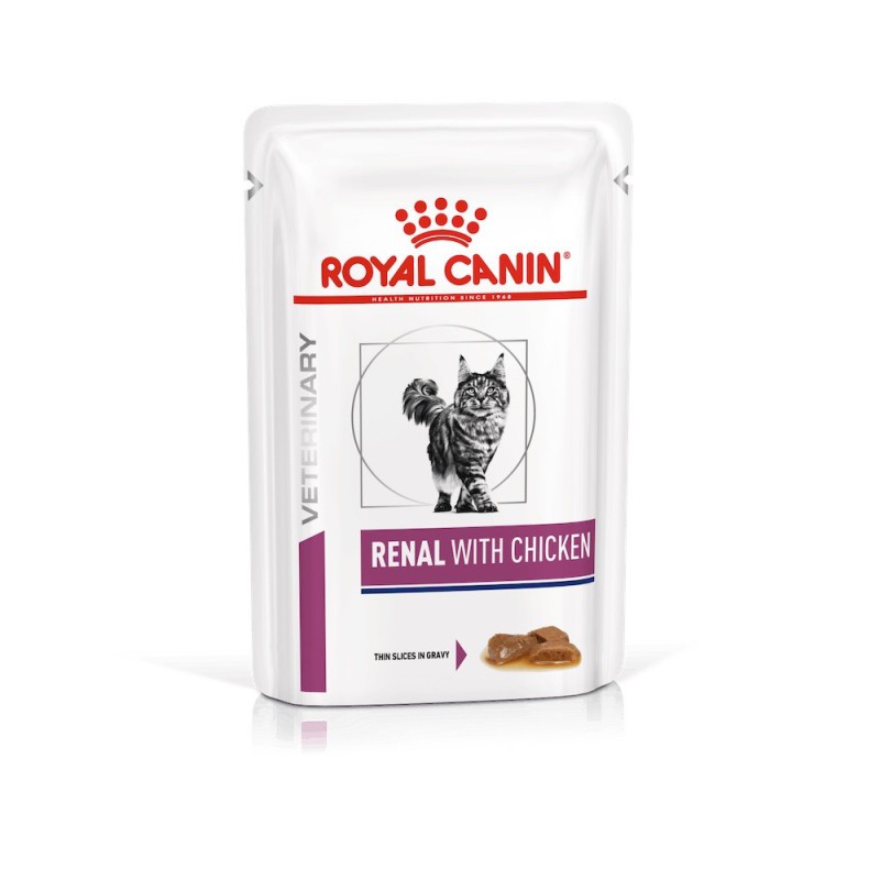 Royal Canin Renal 12х85 г Chicken вологий корм для кішок з куркою при нирковій недостатності