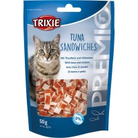 Ласощі Trixie Premio Tuna Sandwiches для кішок з куркою та тунцем, 50 г
