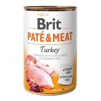 Brit Pate Meat Dog 400 г для собак паштет з індичкою