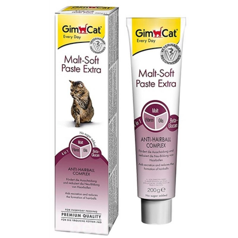 Malt-soft Gimcat Extra Паста для виведення вовни та покращення моторики шлунка 50 г
