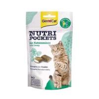Ласощі для кішок GimCat Nutri Pockets з котячою м'ятою та мультивітамінами 60 г